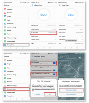 Huawei-USB debugging