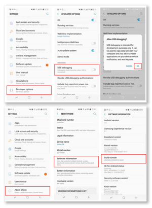 Samsung-USB debugging